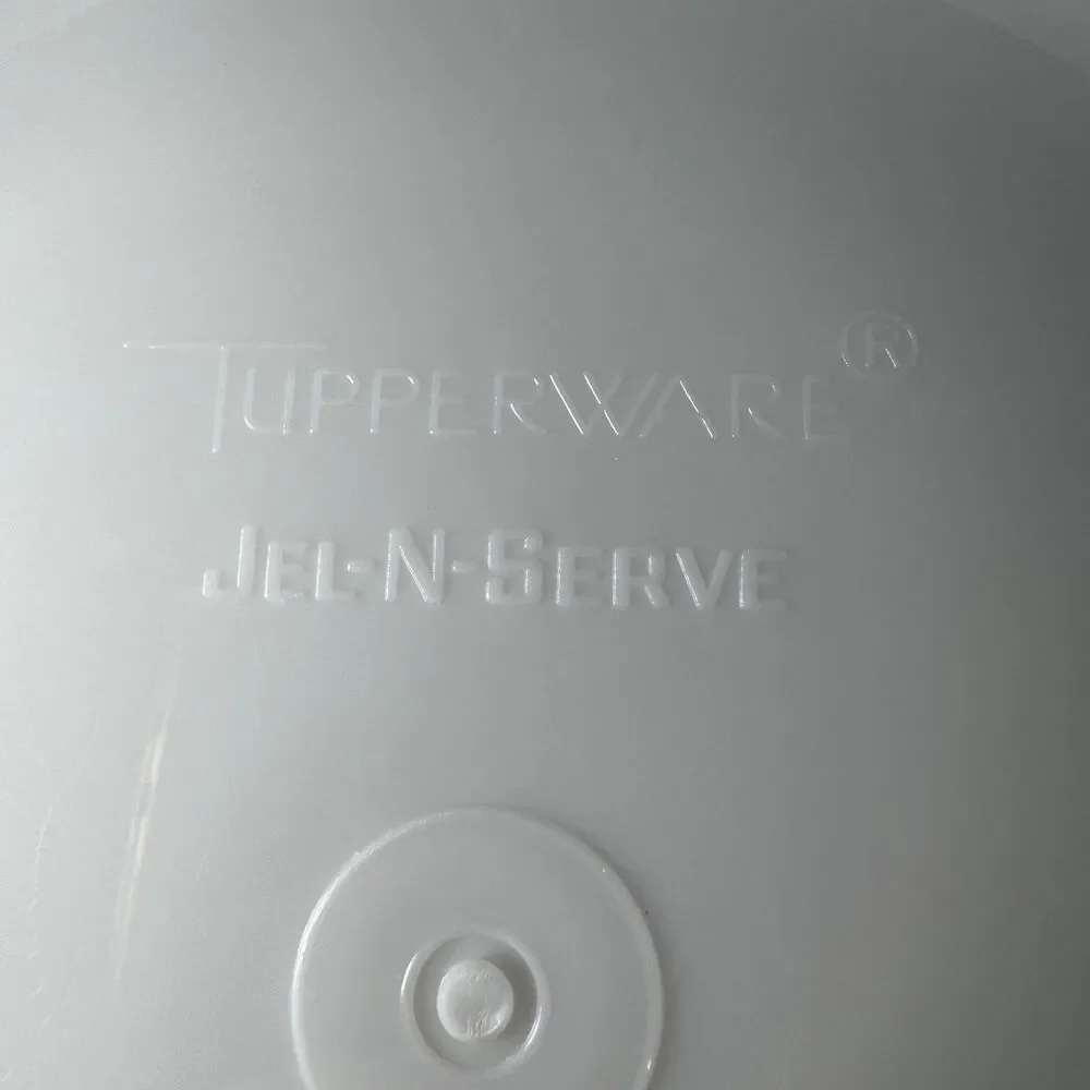 Vintage Tupperware Jel-N-Serve Jello Mold 616 Set w/ 4 Design Seals & Tray - USA
